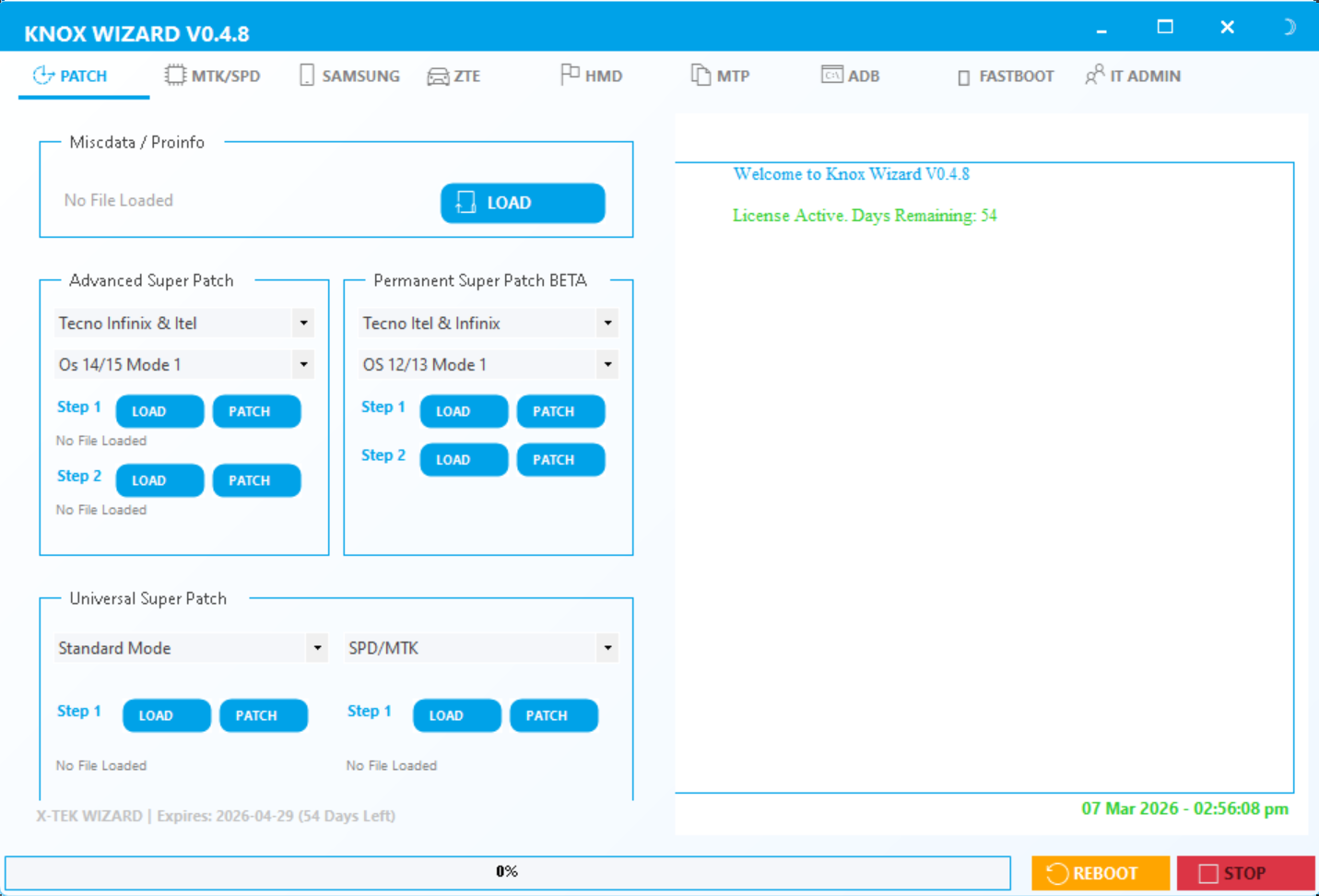 Knox Wizard Interface